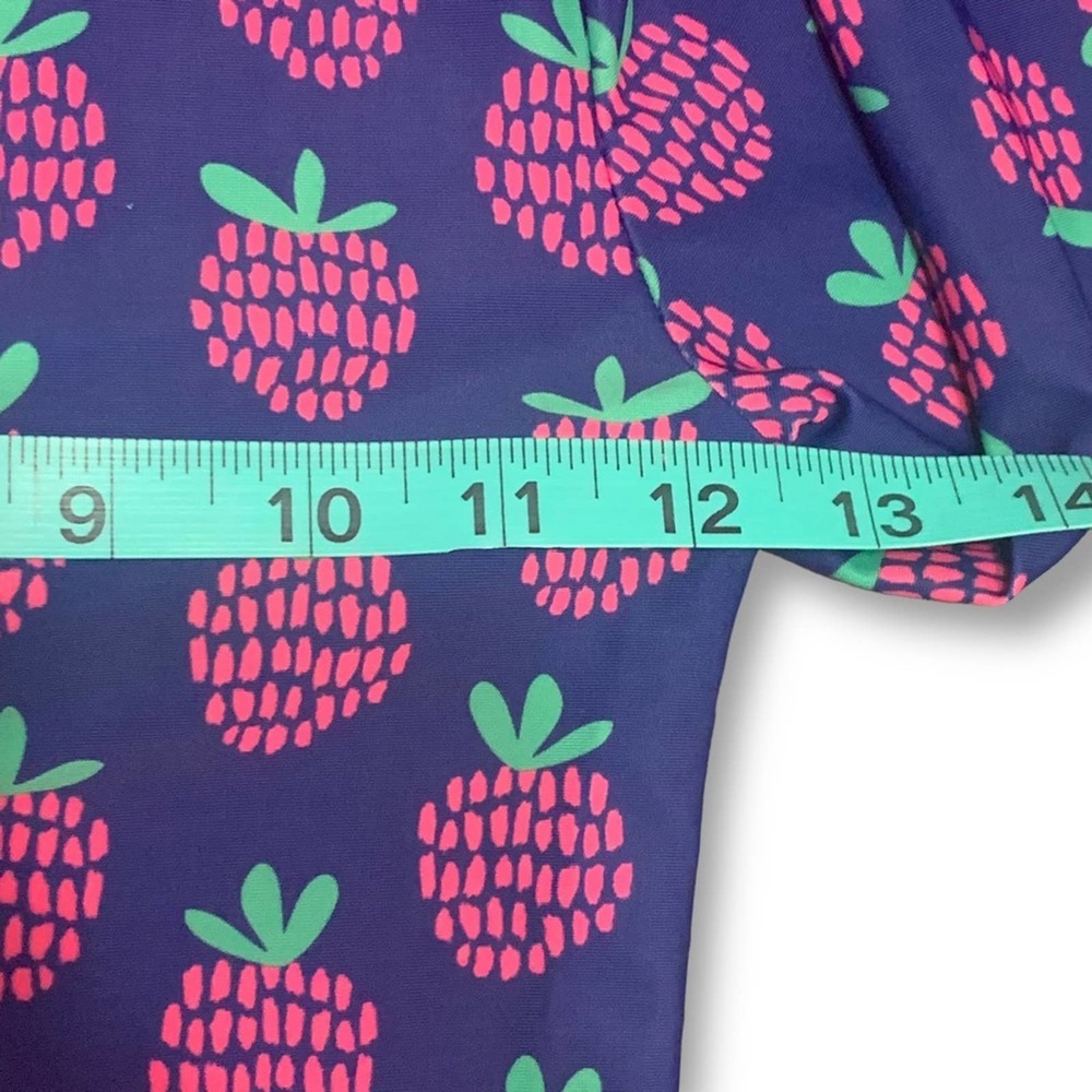 Swim Shirt Size 12 Kids Rashguard Poppy’s Strawberry Sunshine - Picture 5 of 6